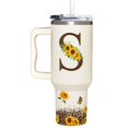 thumbnail image 1 of Vaso SUFAVN con monograma de girasoles, 1,2 L, con asa, 1 of 7