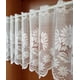 thumbnail image 2 of Cenefas de encaje blanco para cortinas de ventanas, cenefa de cocina, cenefas cortas para ventanas, cortinas de café de encaje, blanco, 2 of 5