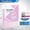 Pastel 6 Colors, variant on 1-inch 3 Ring Binders, Assorted Colors, 6 Pack, For Office Home School Use