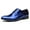 Blue, variant on Men Red Oxford Shoes Pointed Toe Dress Shoes Classic Formal Business Shoes 10.5 US