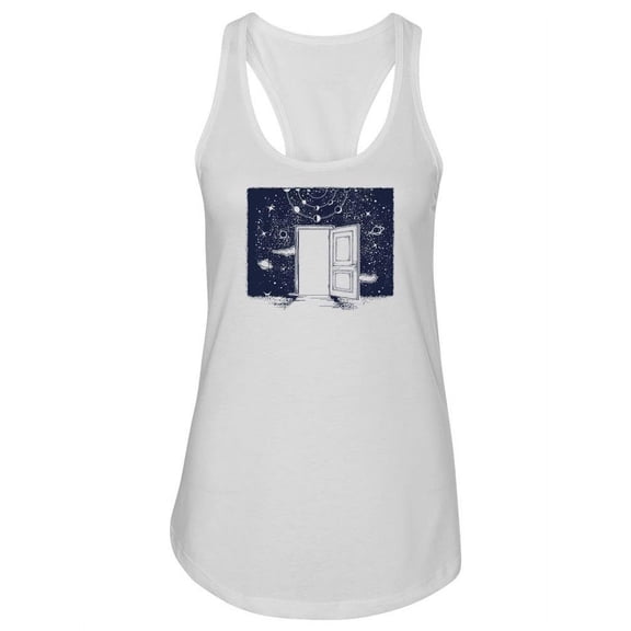 A Cosmical Door Tank Women -Image by Shutterstock, Female XX-Large