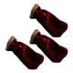 thumbnail image 5 of Funda protectora de terciopelo suave para pedal de sostenido de piano, 3 piezas, a prueba de polvo rojo, 5 of 8