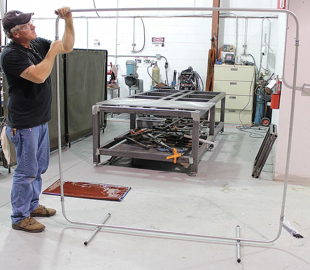 Accuform Welding Screen Frame, 6 ft H, 8 ft L PWD302