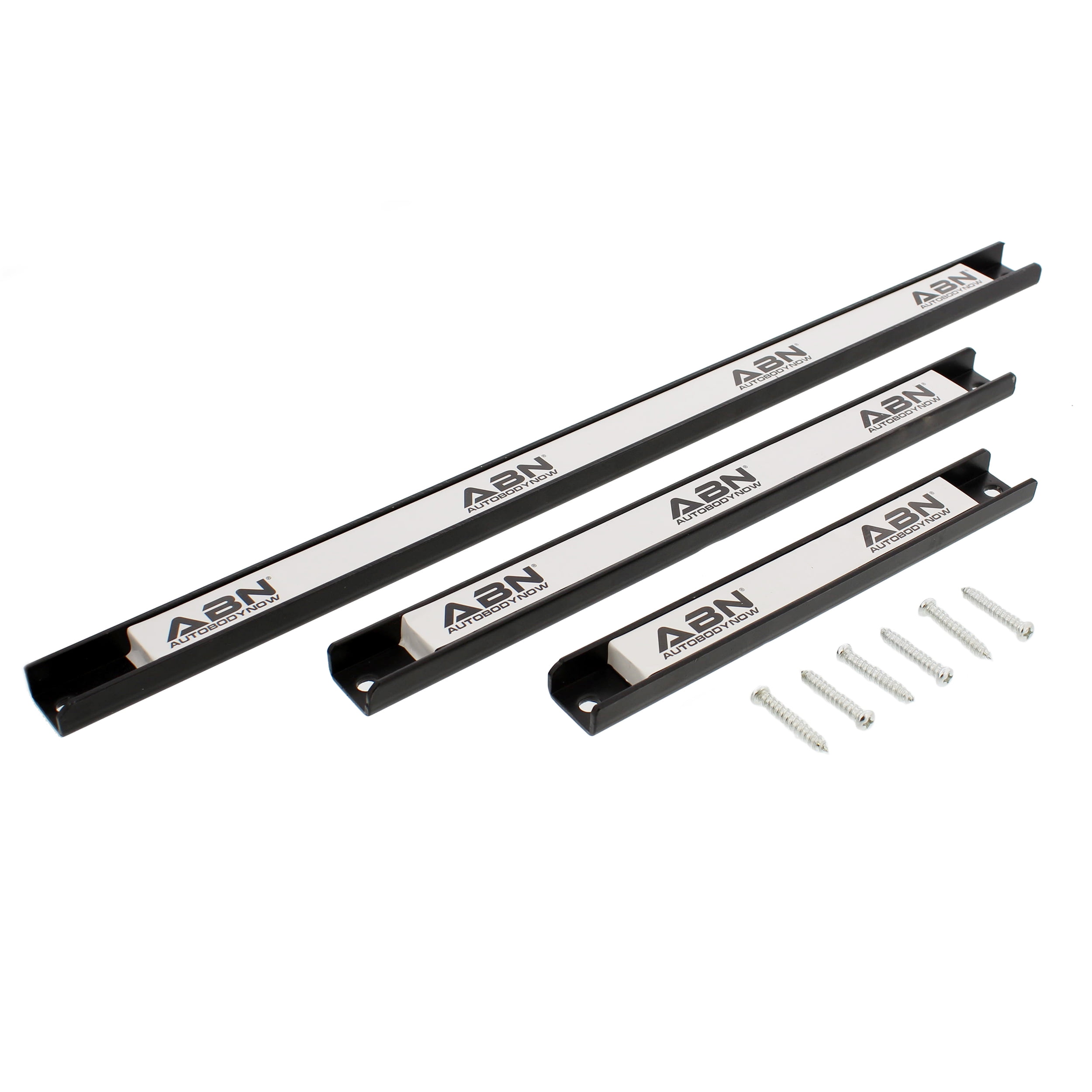Magnetic Strip Bar Tool Holder Socket Rack Rail Garage 3 pieces 