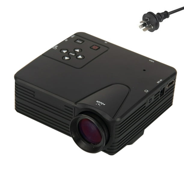 Mini proyector LED portátil 1920 x 1080 píxeles Full HD 1080P Proyector multimedia Video Movie Home Theater AU Plug Vogacara EL0883-04B