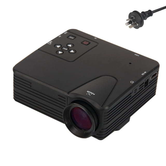 Mini proyector LED portátil 1920 x 1080 píxeles Full HD 1080P Proyector multimedia Video Movie Home Theater AU Plug Eigraketly EL0883-04B