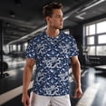 thumbnail image 3 of Wukai Dragon Print Men's Short-Sleeved Mesh T-Shirt,Quick-Dry Short Sleeve Workout T-Shirt-XX-Large, 3 of 8