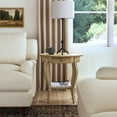thumbnail image 3 of Butler Specialty Table d'Appoint Ovale en Bois Beige Antique, 3 of 10