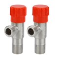 thumbnail image 2 of Cold Water Angle Valve,G1/2 304 Stainless Steel Stainless Angle Valve Water Heater Angle Valve Reliable and Durable, 2 of 8