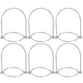thumbnail image 2 of 6pcs Mason Jar Handles Hangers Tinplate Wire Hanger for Jars Home Decor Weddings Outdoor Solar Lanterns Easy Assembly, 2 of 4