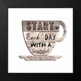 thumbnail image 2 of Lewis, Sheldon 12x12 Black Modern Framed Museum Art Print Titled - Cup Of Coffee, 2 of 5