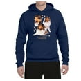 thumbnail image 2 of If It's Not a Collie It's Just a Dog Gift | Mens Dog Lover Hooded Sweatshirt Graphic Hoodie, Navy, 2XL, 2 of 4