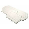 thumbnail image 5 of Chesapeake Paradise 3pc Memory Foam Ivory Bath Rug Set (22"x60" & 21"x34" & 17"x24"), 5 of 7