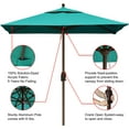 thumbnail image 3 of EliteShade Sunumbrella 6x6Ft Square Market Umbrella with Ventilation,Teal, 3 of 7
