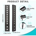 thumbnail image 2 of XUCP-TV Mount Extension Bracket Kit,TV Mount Extender Designed for Low Vesa Pattern TV’s,Steel Wall Mount Extension Bracket Plate- 2 Pcs, 2 of 4