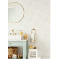 thumbnail image 4 of Chesapeake Sonnet Platinum Floral Wallpaper, 20.9-in by 33-ft, 4 of 4