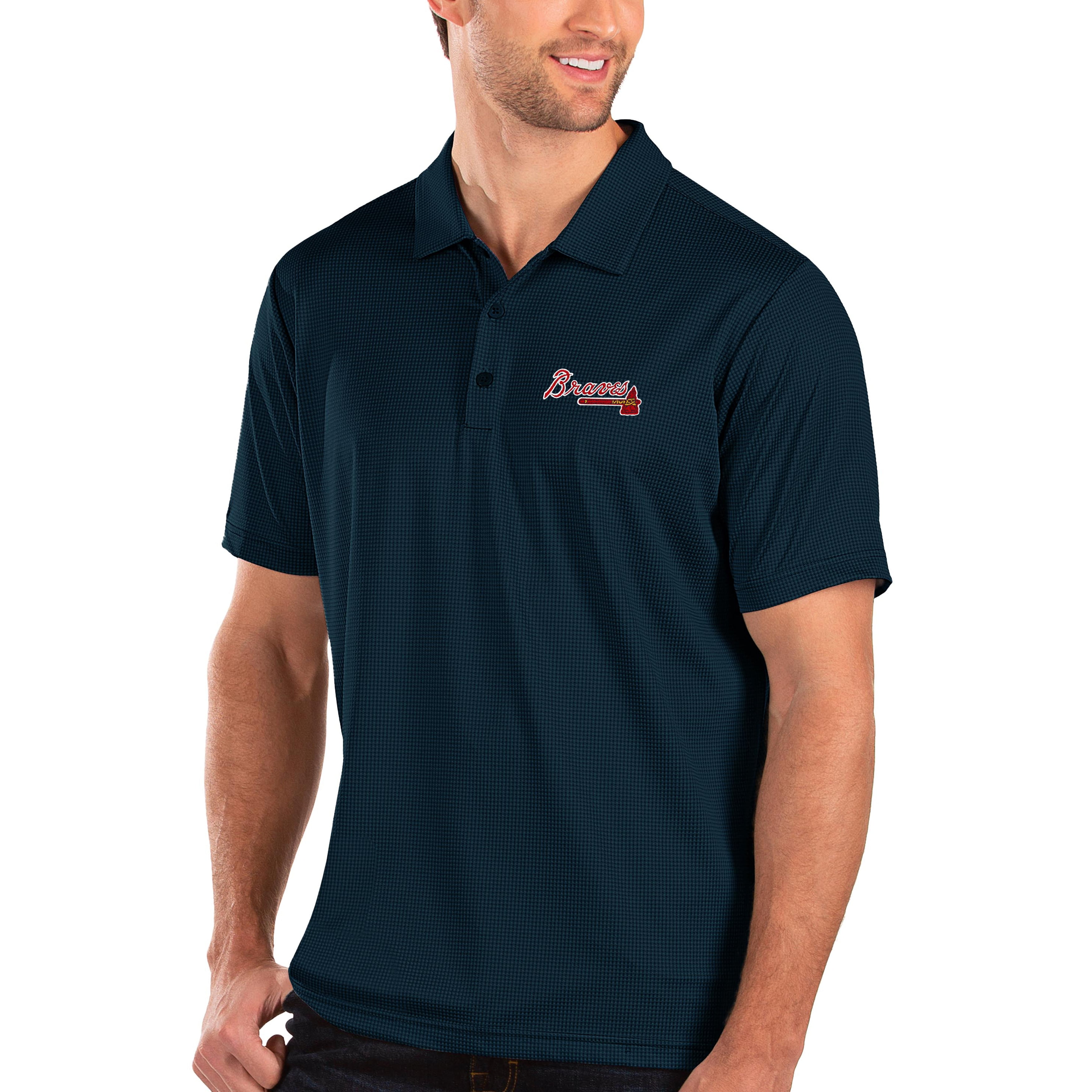 atlanta braves collared shirt