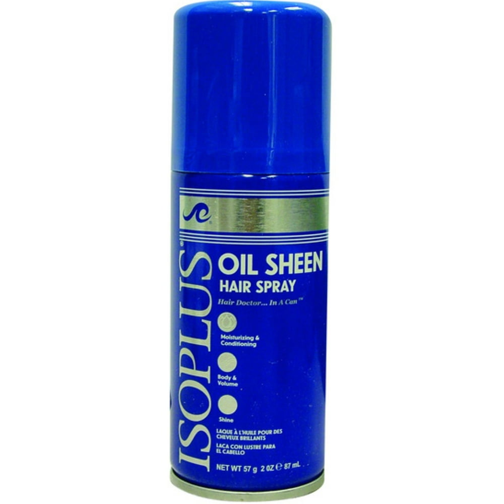 Isoplus Oil Sheen Hair Spray, 2 oz (Pack of 3)