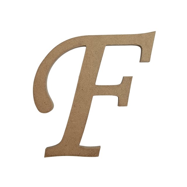 Wooden Letter Unfinished, Monotype Font, Craft Cutout