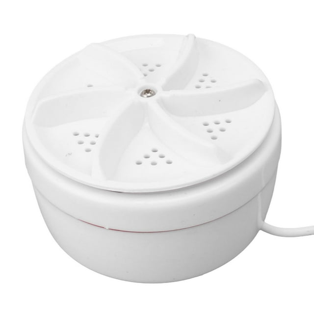 Lavadora De Viaje Portátil, Enchufe De EE. UU. UU. 100-240 V USB Mini Lavadora Ultrasónica Rueda De Onda De Alta Torsión Portátil Descontaminación Fuerte 60 W Para Calcetines Ropa