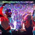 thumbnail image 6 of Portable Mini Disco Ball Light - RGB DJ Strobe Light with Remote Control & USB Cable, Sound-Activated Stage Lights for Parties, Home Dance, Birthday, Karaoke, and Halloween Decoration, 6 of 9