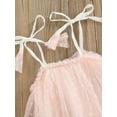 thumbnail image 5 of Chollius Toddler Infant Baby Girls Sleeveless Dress Dot Print Adjustable Shoulder Straps Tulle Dress Summer Clothing, 5 of 7