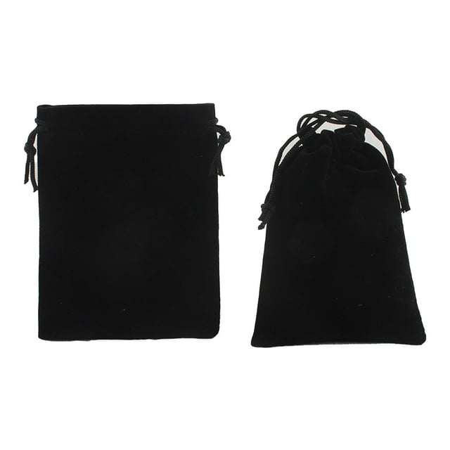 Binwennn Zippe Storage Photograph Organizers And Storage Linen Closet Shelf Organizer High Grade Velvet Bag Drawstring Storage Bag Packaging Bag Jewelry Mobile Phone Computer Bag