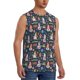 thumbnail image 2 of Balery Garden Gnomes Camisetas sin mangas para hombre, absorbe la humedad y protege contra el mal olor.-Small, 2 of 7