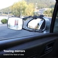 thumbnail image 3 of 2PCS Extension Towing Mirror Universal Clamp-on Trailer Mirror Car Side Mirror, 3 of 6
