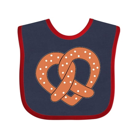 

Inktastic Heart-shaped Pretzel Gift Baby Boy or Baby Girl Bib