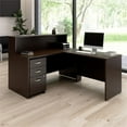 thumbnail image 3 of Arrive 60W x 72D L Reception Desk with Drawers in Mocha Cherry - Engineered Wood, 3 of 11
