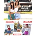 thumbnail image 4 of REDESS Athletic Shorts for Women Elastic Waistband with Liner and Pockets Gym Workout Yoga Running Shorts., 4 of 7