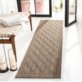thumbnail image 2 of SAFAVIEH Palm Beach Femie Geometric Runner Rug, Silver, 2' x 8', 2 of 5