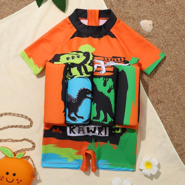 Bañador de una pieza para niños, bonitos dibujos animados, niñas, flotante, a rayas, natación, cremallera, vida, glamuroso, niños, niñas, niños, gorras de verano zhangyuxiang unisex