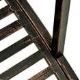thumbnail image 3 of Outsunny 4’ Metal Arch Backyard Garden Bridge with Safety Siderails, Delicate Scrollwork, & Easy Assembly, Black Bronze, 3 of 6