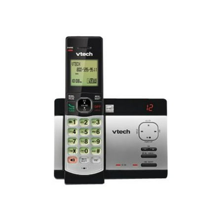 VTech - CS5129 DECT 6.0 Expandable Cordless Phone System with Digital Answering System - Black; Silver
