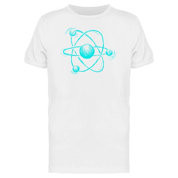 Cool Abstract Atom Doodle Sketch Tee Men's -Image by Shutterstock