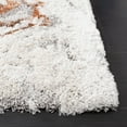 thumbnail image 3 of SAFAVIEH Horizon Konstantinos Abstract Shag Runner Rug, Grey/Rust, 2' x 9', 3 of 8