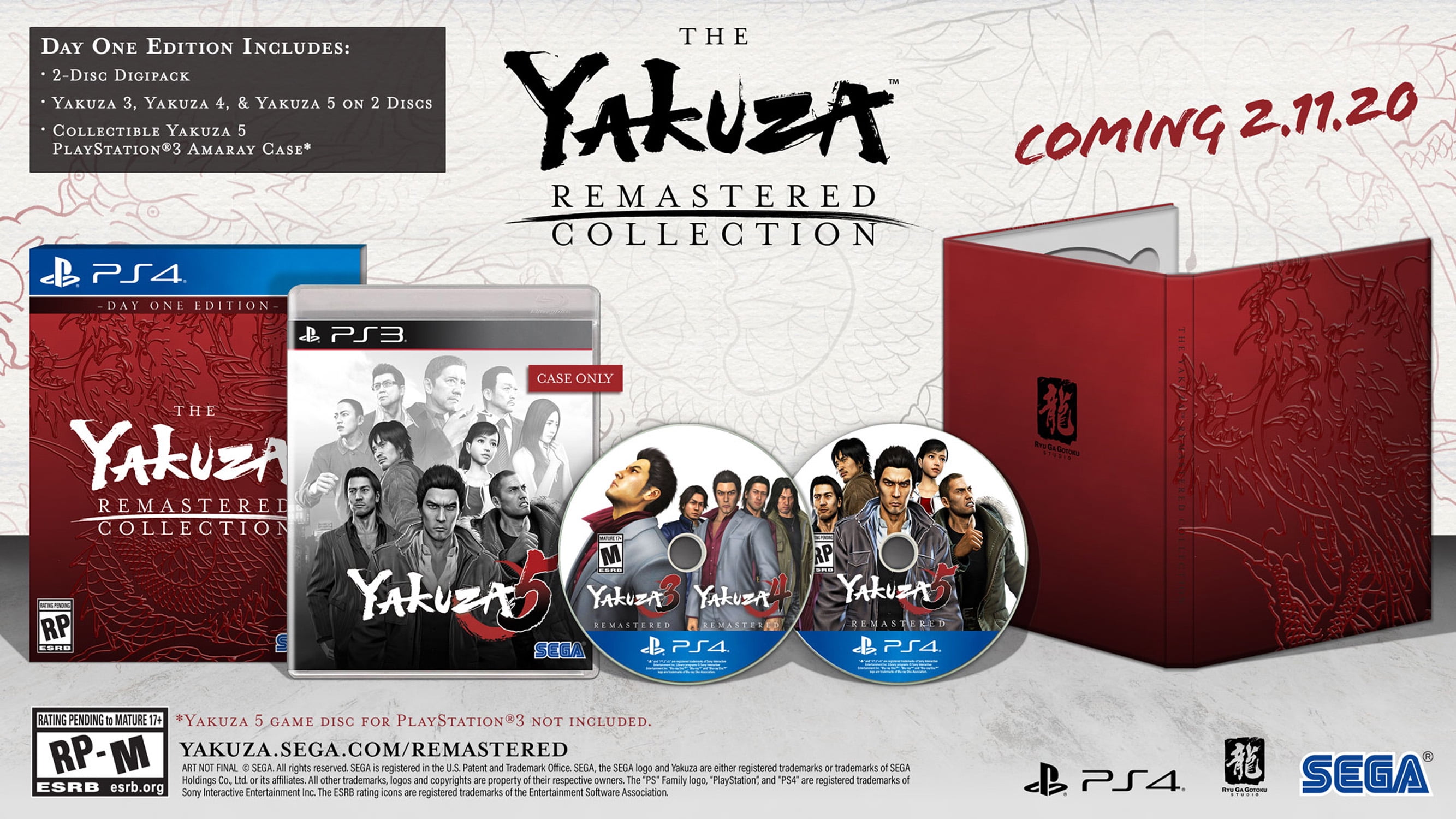 Yakuza Remastered Collection, Sega, PlayStation 4