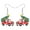 Green, variant on Cute Christmas Red Truck Earrings Acrylic Cartoon Christmas Tree Car Dangle Jewelry For Women Trendy Birthday Holiday Party Festival Gifts