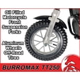 thumbnail image 2 of Burromax TT250 Electric Dirt Bike for Kids, 250w 24v 7ah, 2 Speeds, 14 Mph, Up to 150lb Rider, Off-Road Electric Mini Bike (Black with Training Wheels), 2 of 8