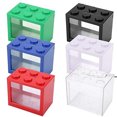 thumbnail image 4 of Mini Plastic Aquarium with LED Light Tabletop Betta Fishbowl Fish Tank for Home Office Tea Table Decoration, 4 of 7