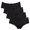 Black 4 Pack, variant on BeautyIn Women's Underwear Cotton Panties with Bow Lace Trim Briefs Pack of 4