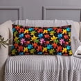 thumbnail image 4 of Kdxio Rainbow Colorful Maple Leaves Pattern Pillowcase with Envelope Closure,20" x 36" Pillow Cases,Gifts for Men or Women-No pillow, 4 of 5