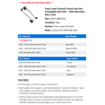 thumbnail image 2 of Front Lower Forward Control Arm Set - Compatible with 2001 - 2005 Mercedes-Benz C320 2002 2003 2004, 2 of 2