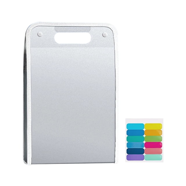 Trendy Tool Kit for Home, A Portable Bag with 13 Compartments Made Of Thickened Translucent PP Material for Storing Student Test Papers and Data Files.