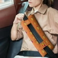 thumbnail image 2 of Breast Surgery Seatbelt Cushion - Travel-Friendly Mastectomy Pillow - Burger Pattern Chest Protector - Easy Care Post-Op Comfort Pillow for Women (Foodie Approved), 2 of 5