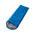 thumbnail image 2 of Sleeping Bag 3 Seasons Warm & Cool Weather, Waterproof Indoor & Outdoor for Kids, Teens & Adults for Hiking and Camping, Blue, 2 of 7