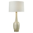 Modern Vase Ceramic Table Lamp in Navy Blue