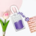 thumbnail image 3 of INS Transparent Sliding Student School Card Holder Bus Card Holder Luggage Tag Holder, 3 of 4
